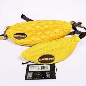MZ Wallace x Bananagrams Quilted Banana Pouch Game Set NWT Rare